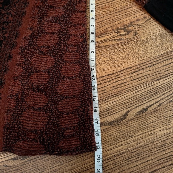 Caamano | Black Brown Open Cardigan Alpaca Sz L - Picture 7 of 7